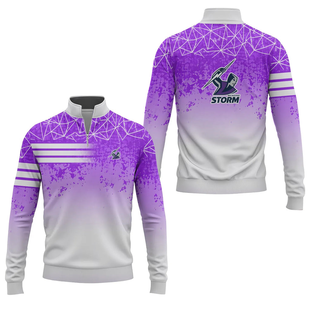 Melbourne Storm Quarter-zip Pullover SC097
