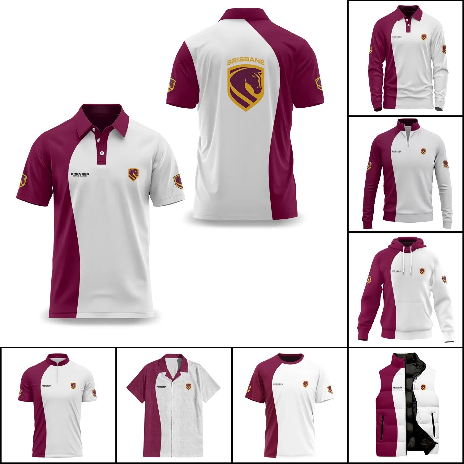 Brisbane Broncos Apparels SC055
