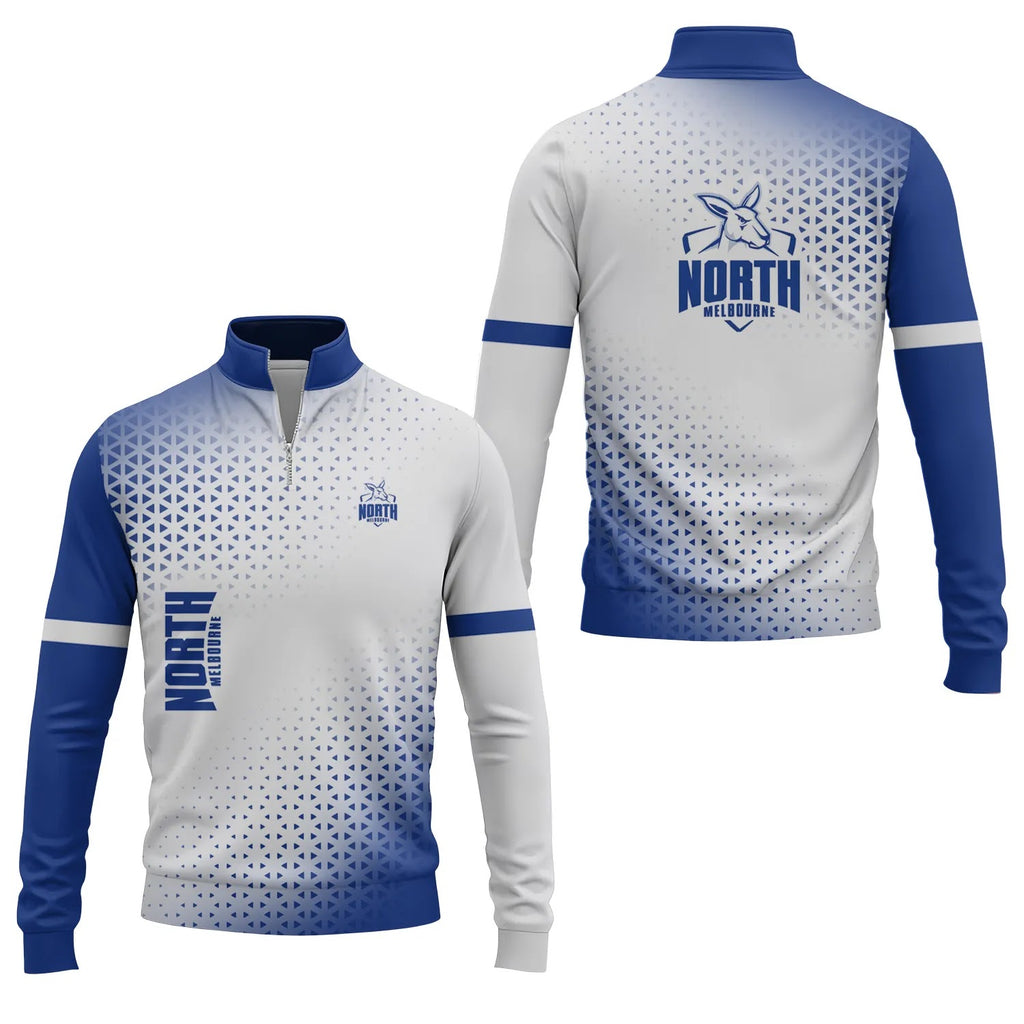 North Melbourne Kangaroos Quarter-zip Pullover SC079