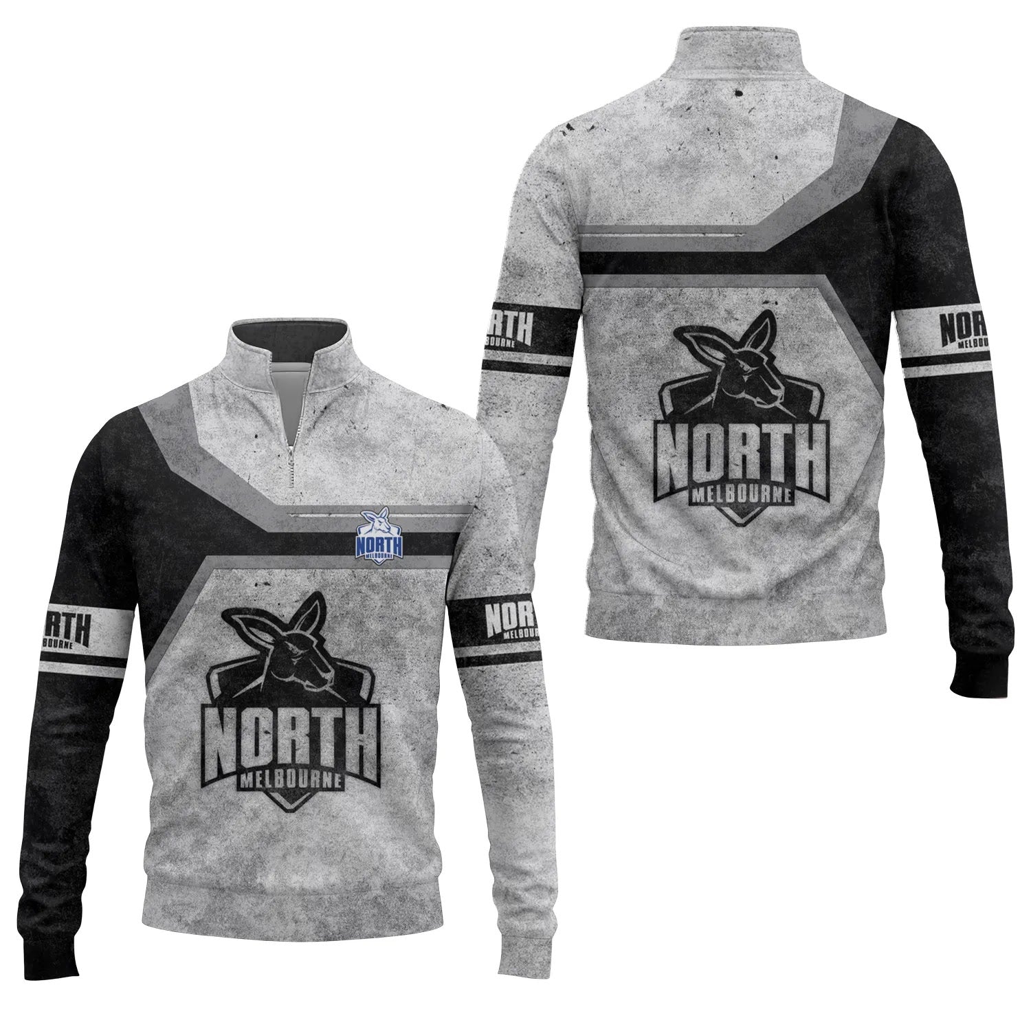 North Melbourne Kangaroos Quarter-zip Pullover SC086