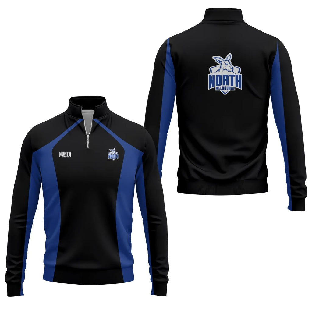 North Melbourne Kangaroos Quarter-zip Pullover SC048