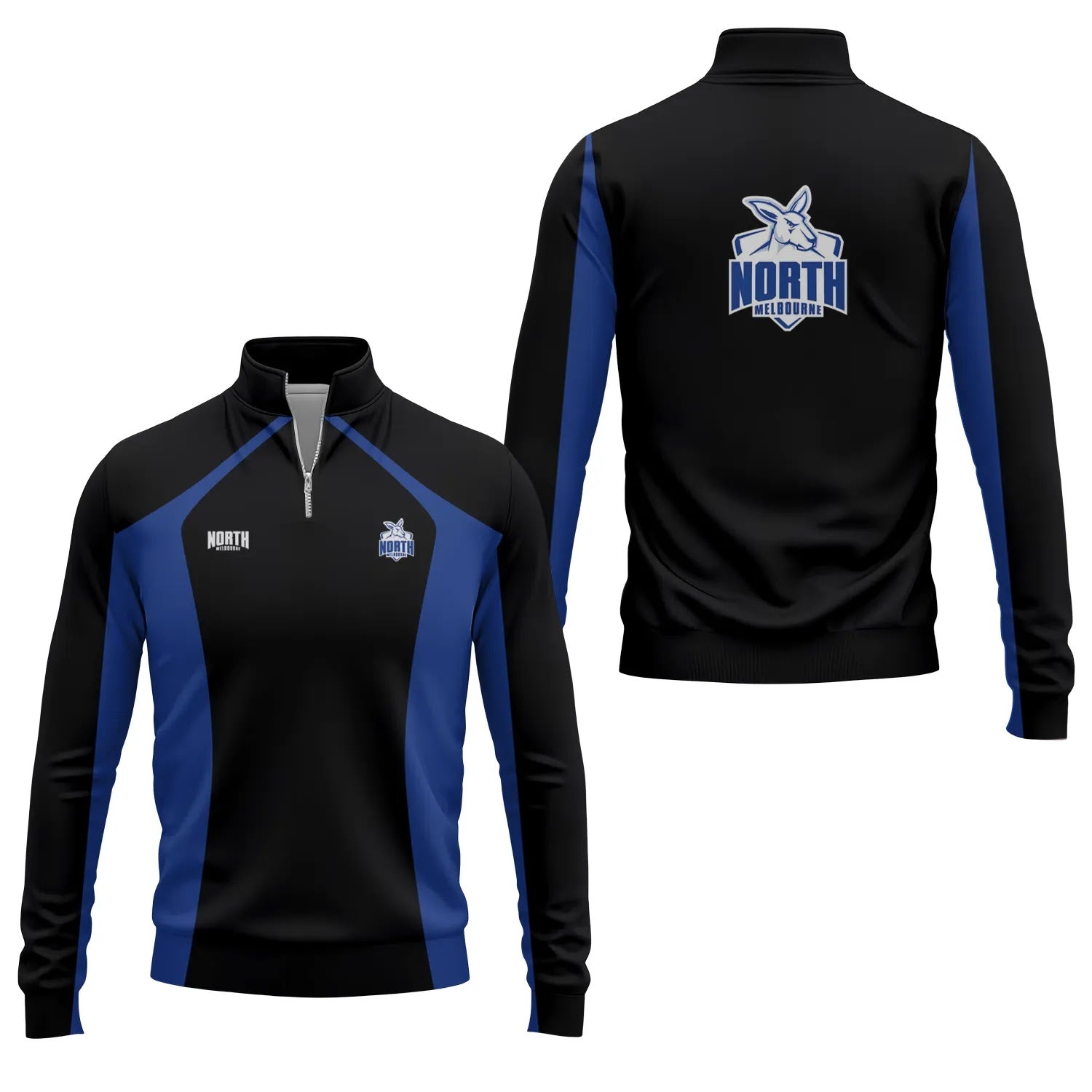 North Melbourne Kangaroos Quarter-zip Pullover SC048
