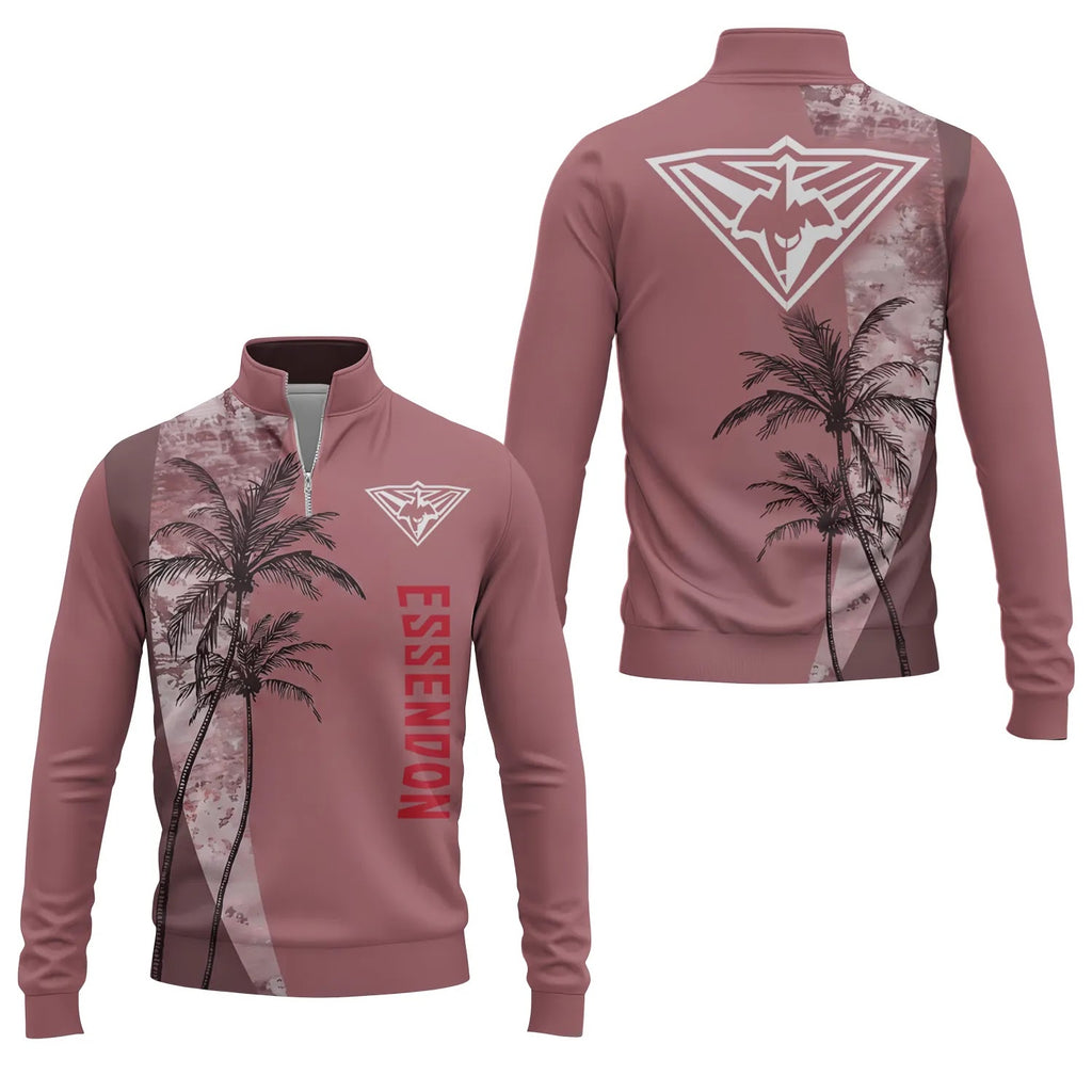 Essendon Bombers Quarter-zip Pullover SHW071