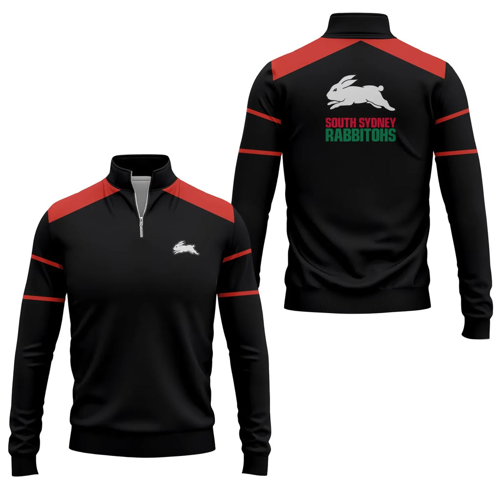 South Sydney Rabbitohs Quarter-zip Pullover SC041