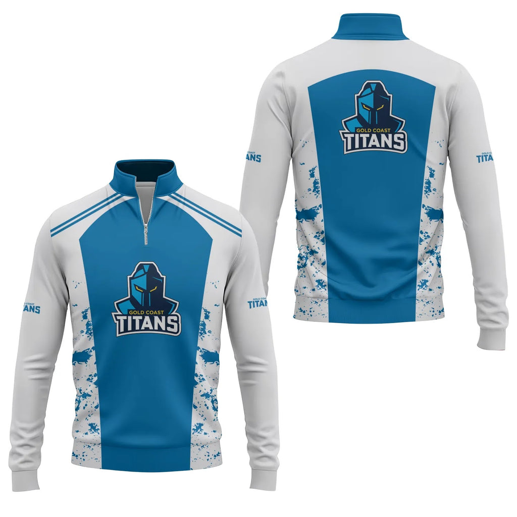 Gold Coast Titans Quarter-zip Pullover SC089