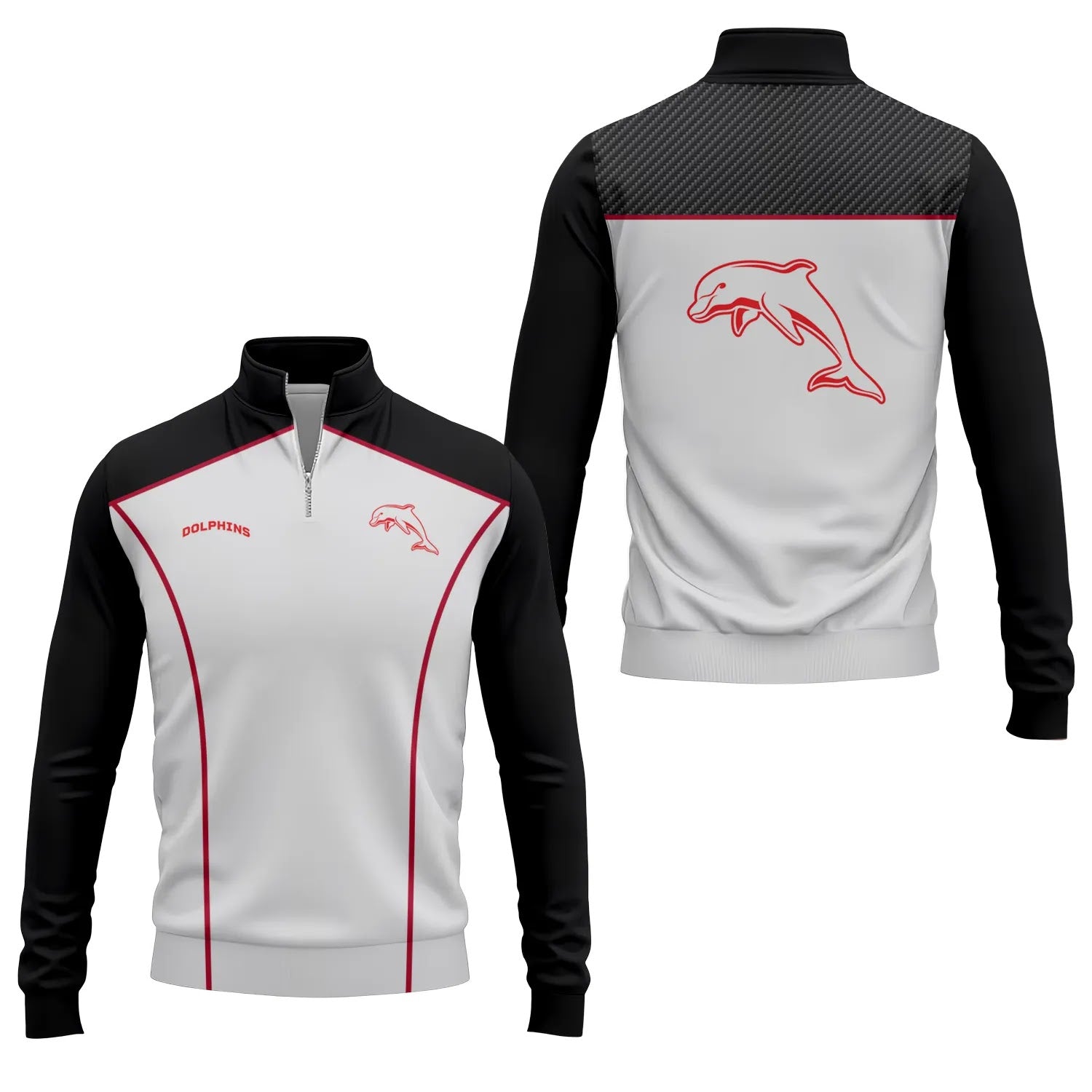 Dolphins Quarter-zip Pullover SC011