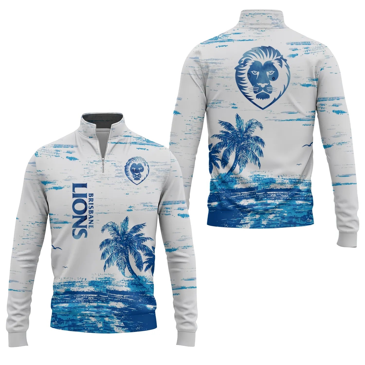 Brisbane Lions Quarter-zip Pullover SHW069
