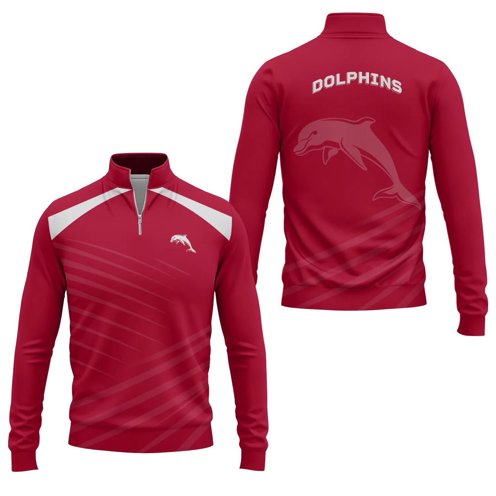 Dolphins Quarter-zip Pullover SC082