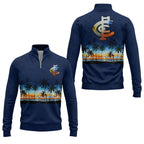 Carlton Blues Quarter-zip Pullover SHW017
