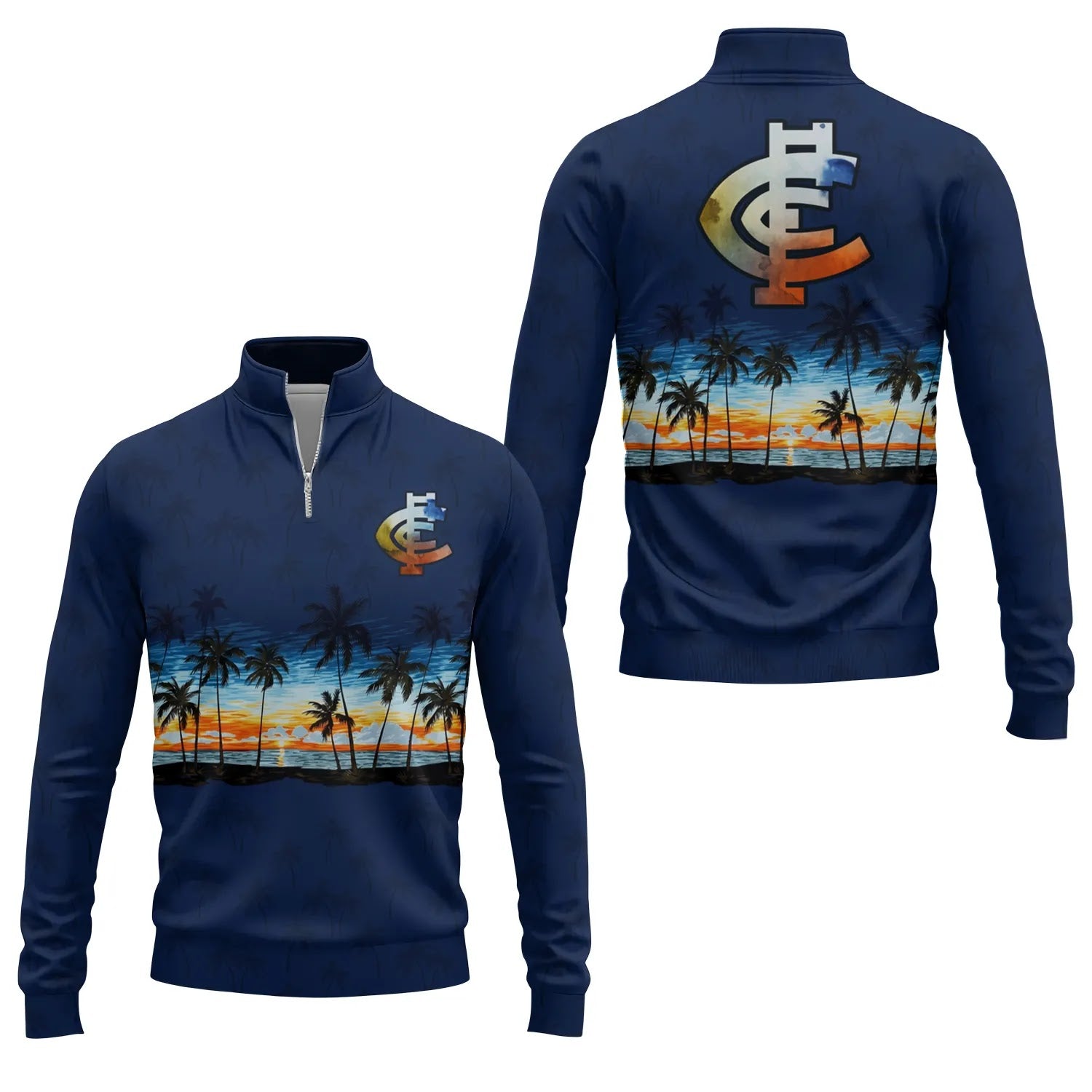 Carlton Blues Quarter-zip Pullover SHW017