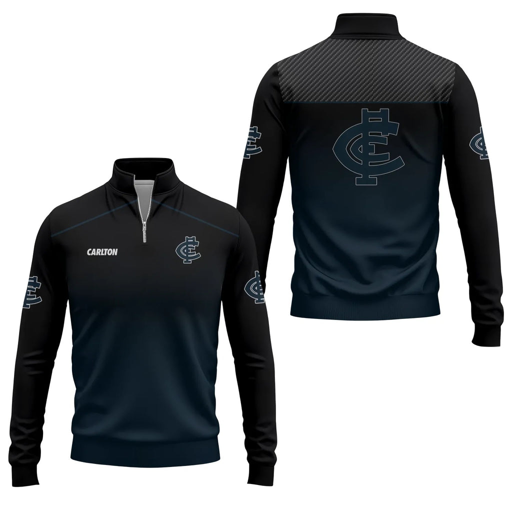 Carlton Blues Quarter-zip Pullover SC001