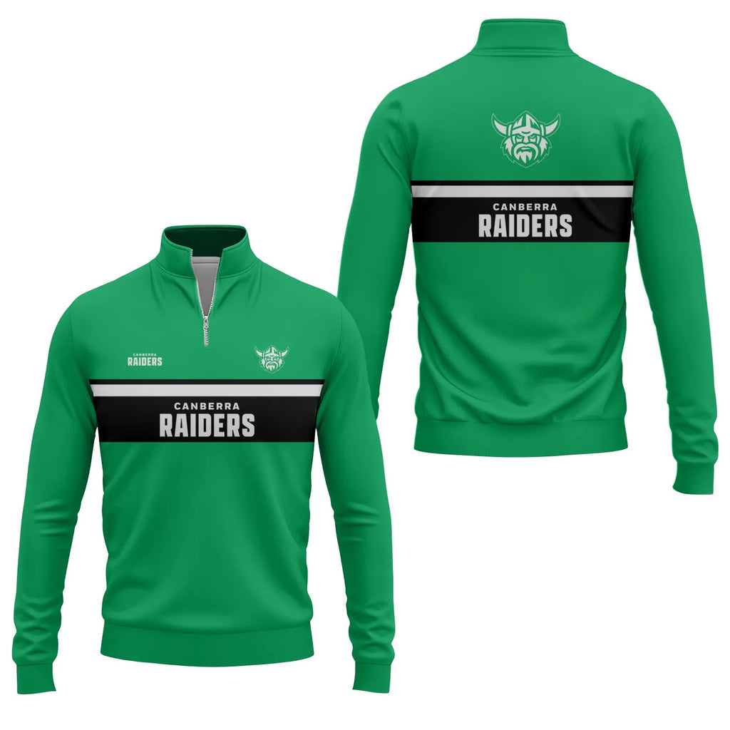 Canberra Raiders Quarter-zip Pullover SC051