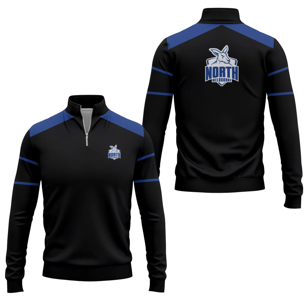 North Melbourne Kangaroos Quarter-zip Pullover SC041