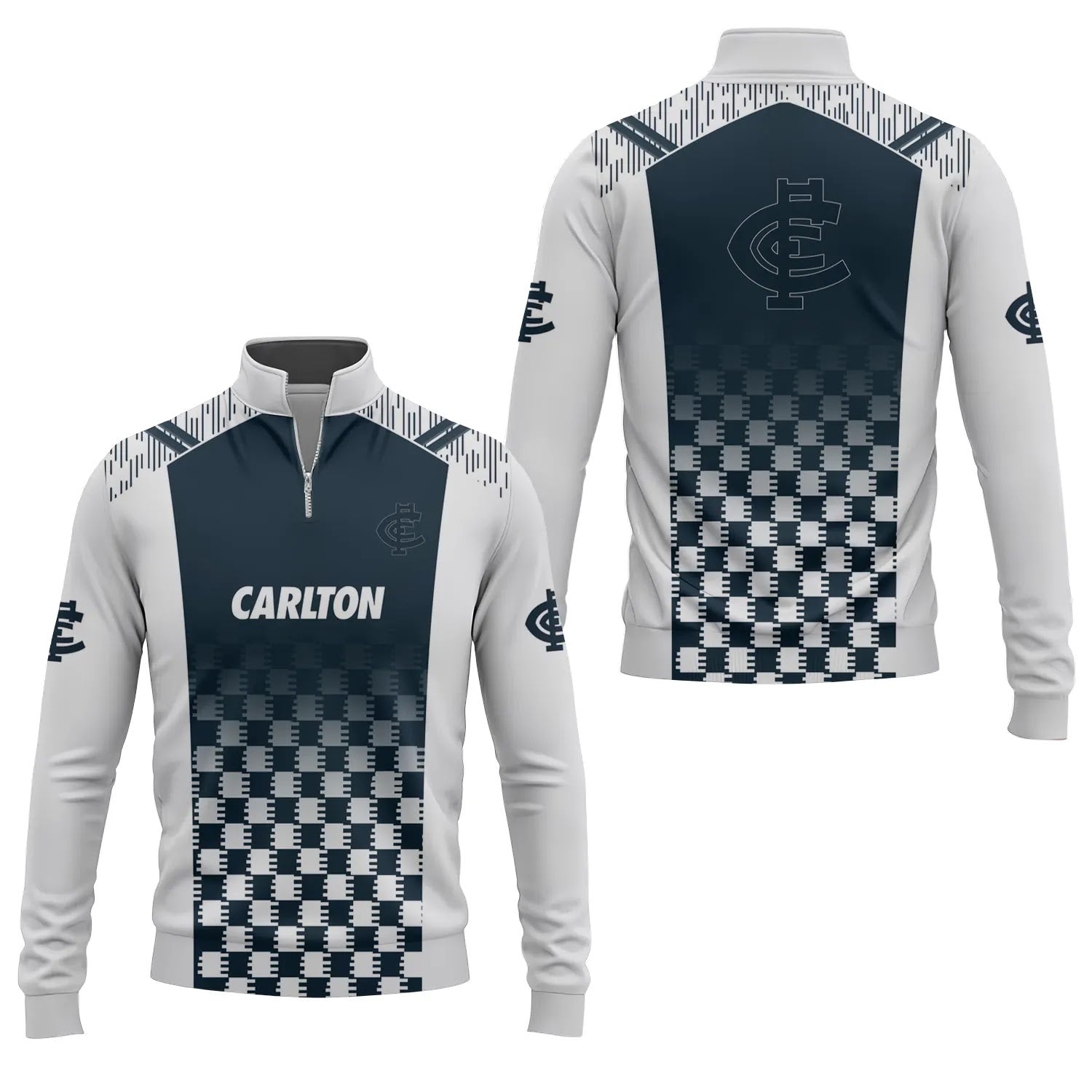 Carlton Blues Quarter-zip Pullover SC063