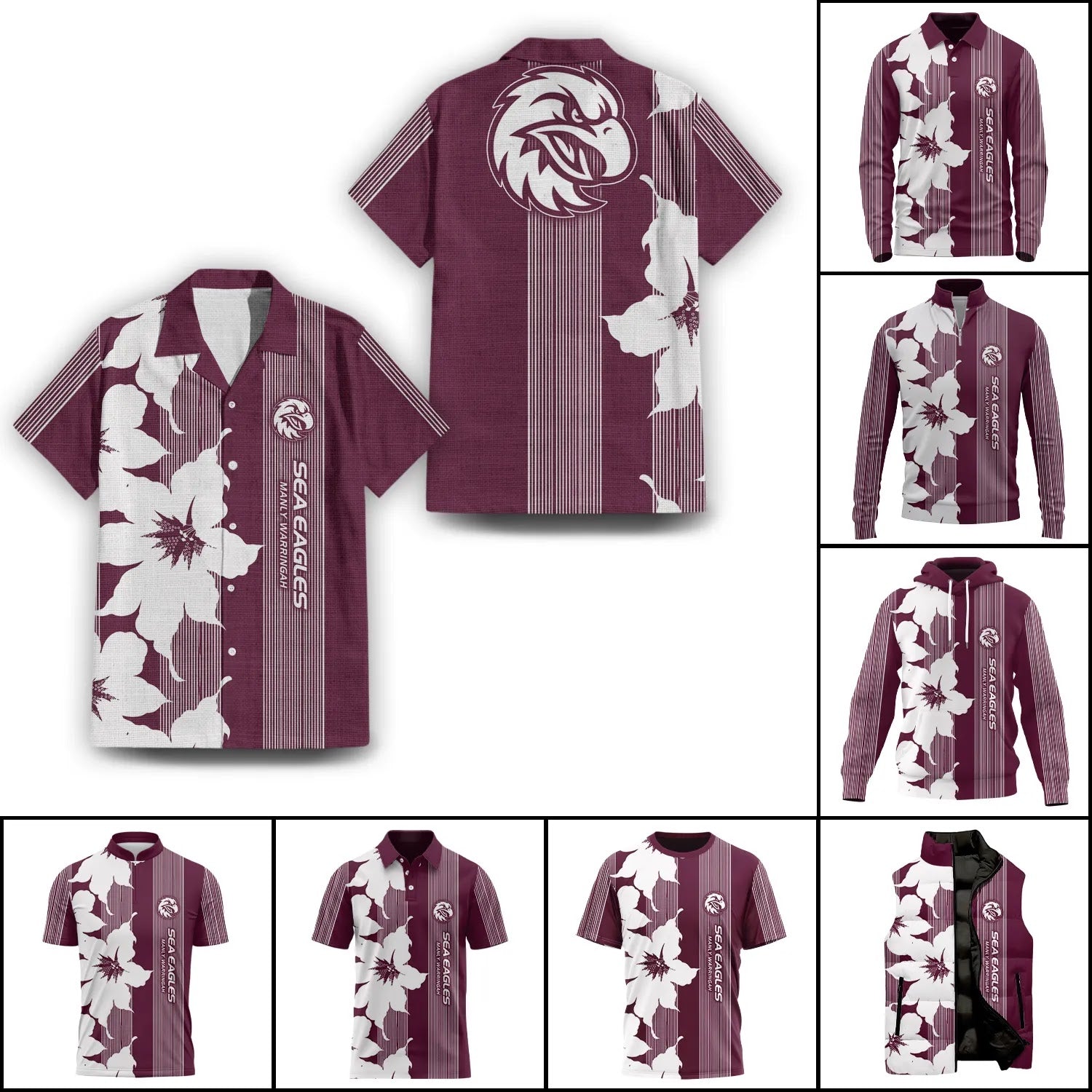 Manly Warringah Sea Eagles Apparels SHW039