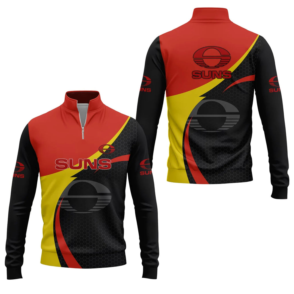Gold Coast Suns Quarter-zip Pullover SC002