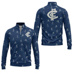 Carlton Blues Quarter-zip Pullover SHW011