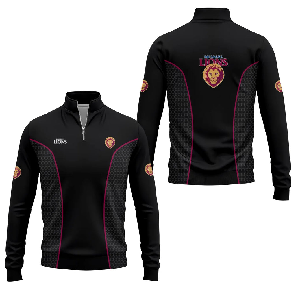 Brisbane Lions Quarter-zip Pullover SC072