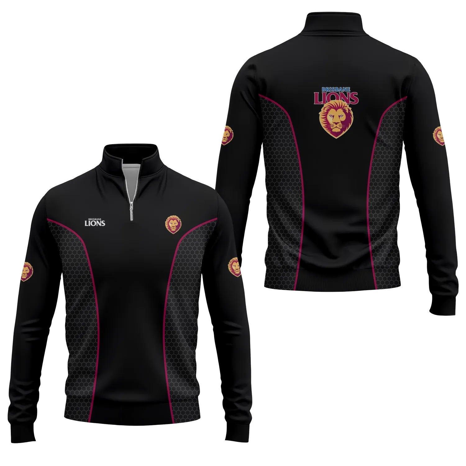 Brisbane Lions Quarter-zip Pullover SC072