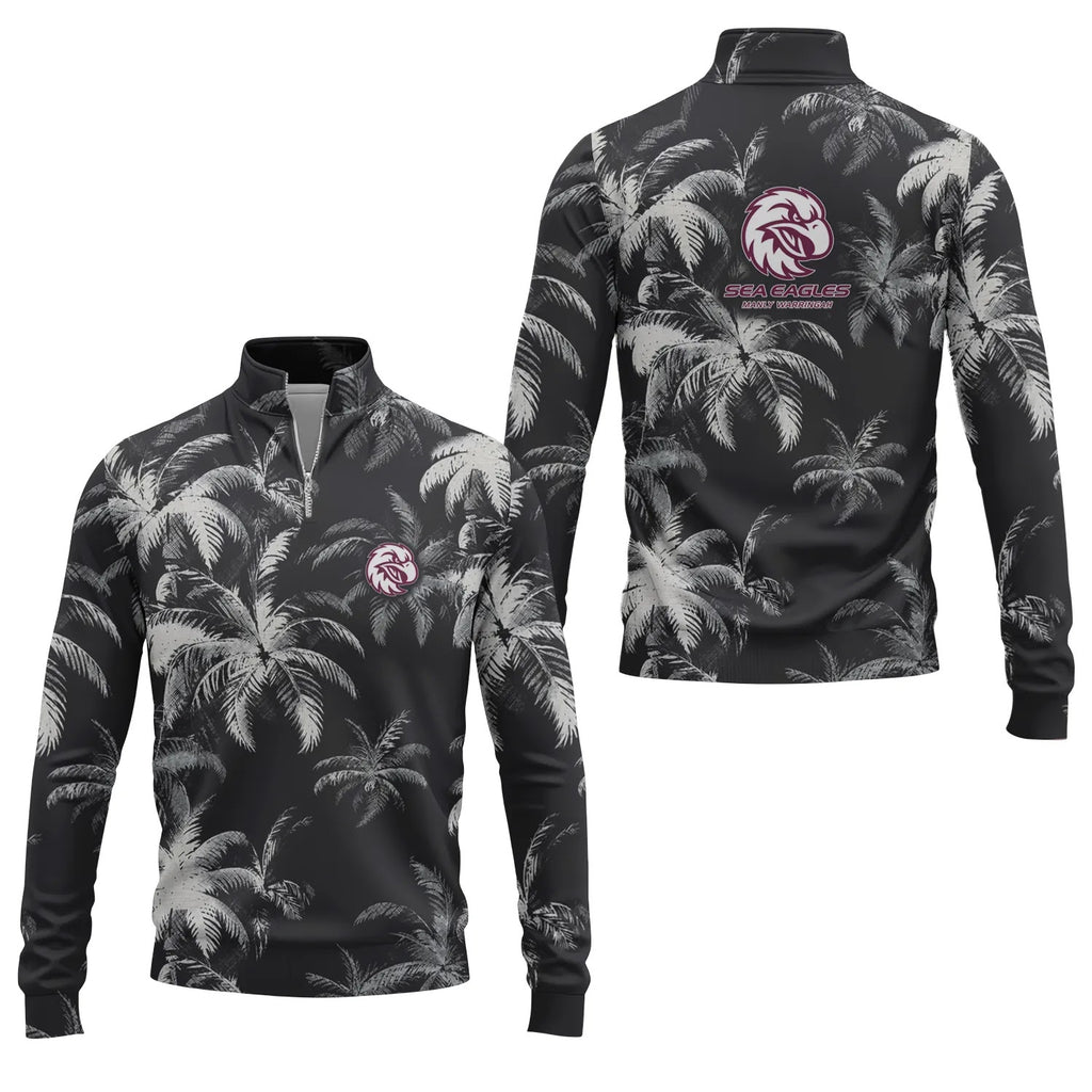 Manly Warringah Sea Eagles Quarter-zip Pullover SC112