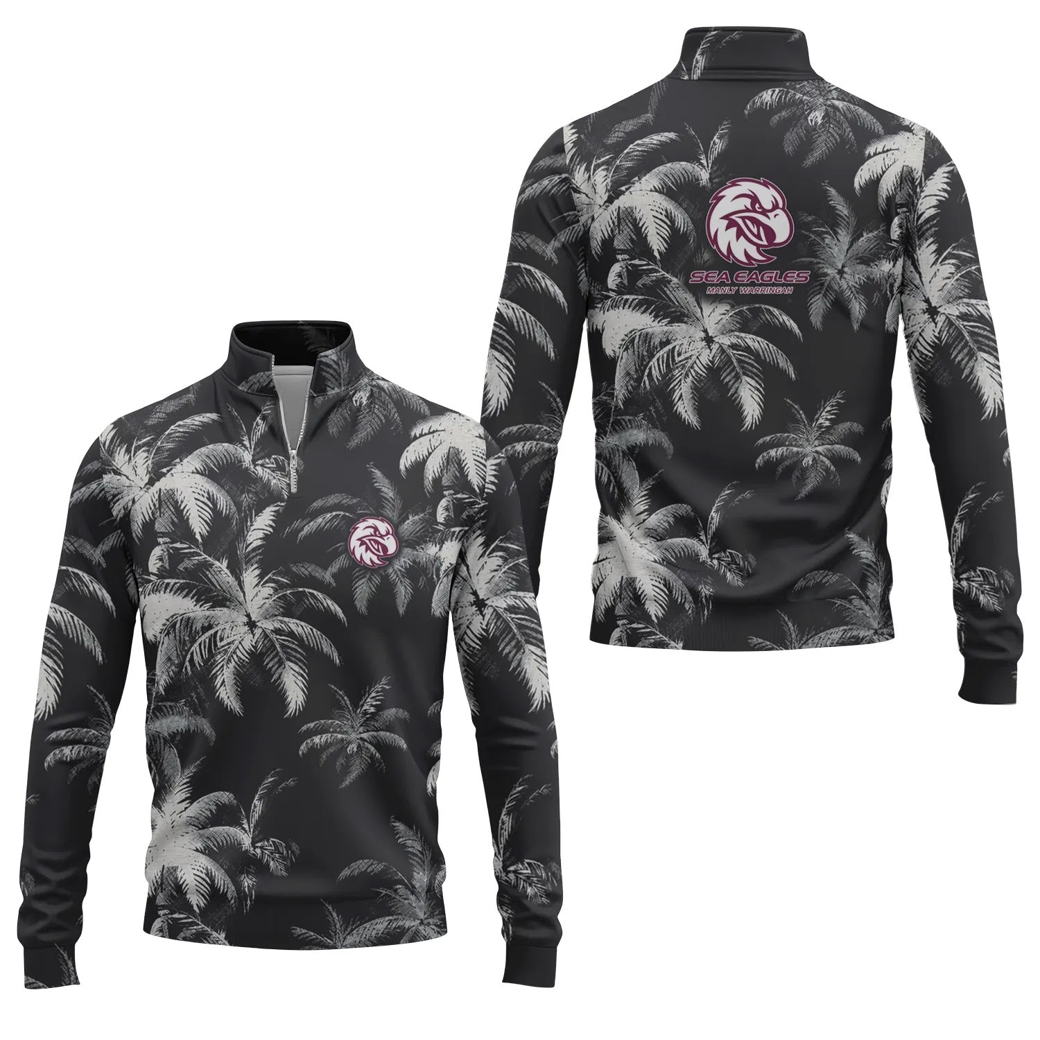 Manly Warringah Sea Eagles Quarter-zip Pullover SC112