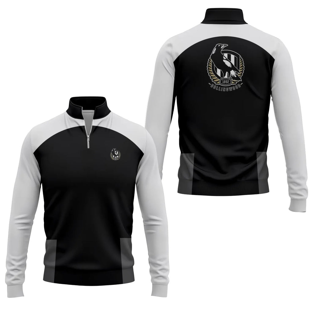 Collingwood Magpies Quarter-zip Pullover SC016