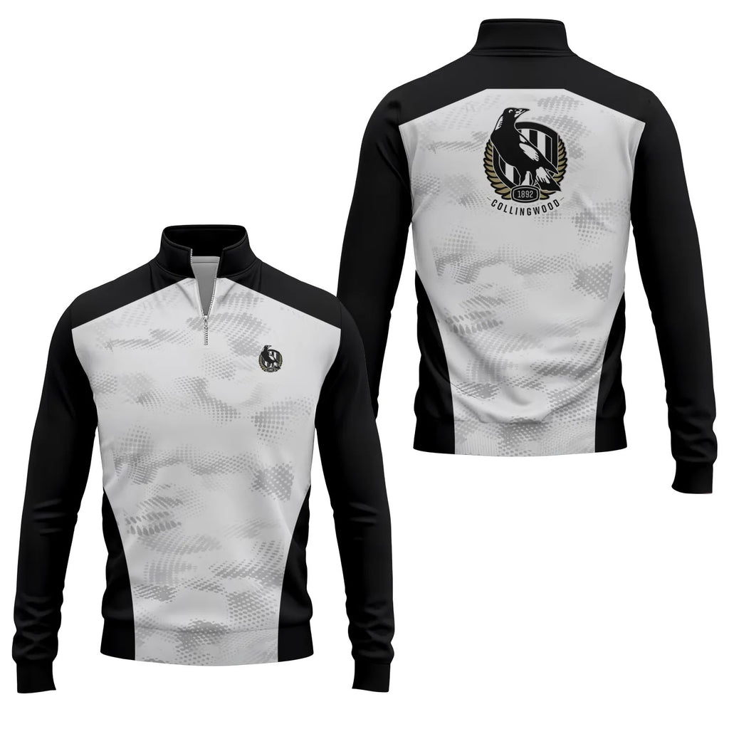 Collingwood Magpies Quarter-zip Pullover SC081
