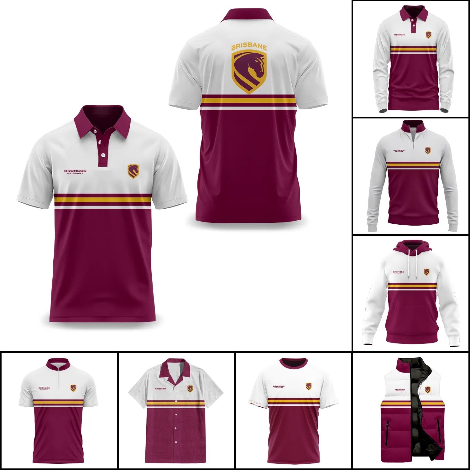 Brisbane Broncos Apparels SC015
