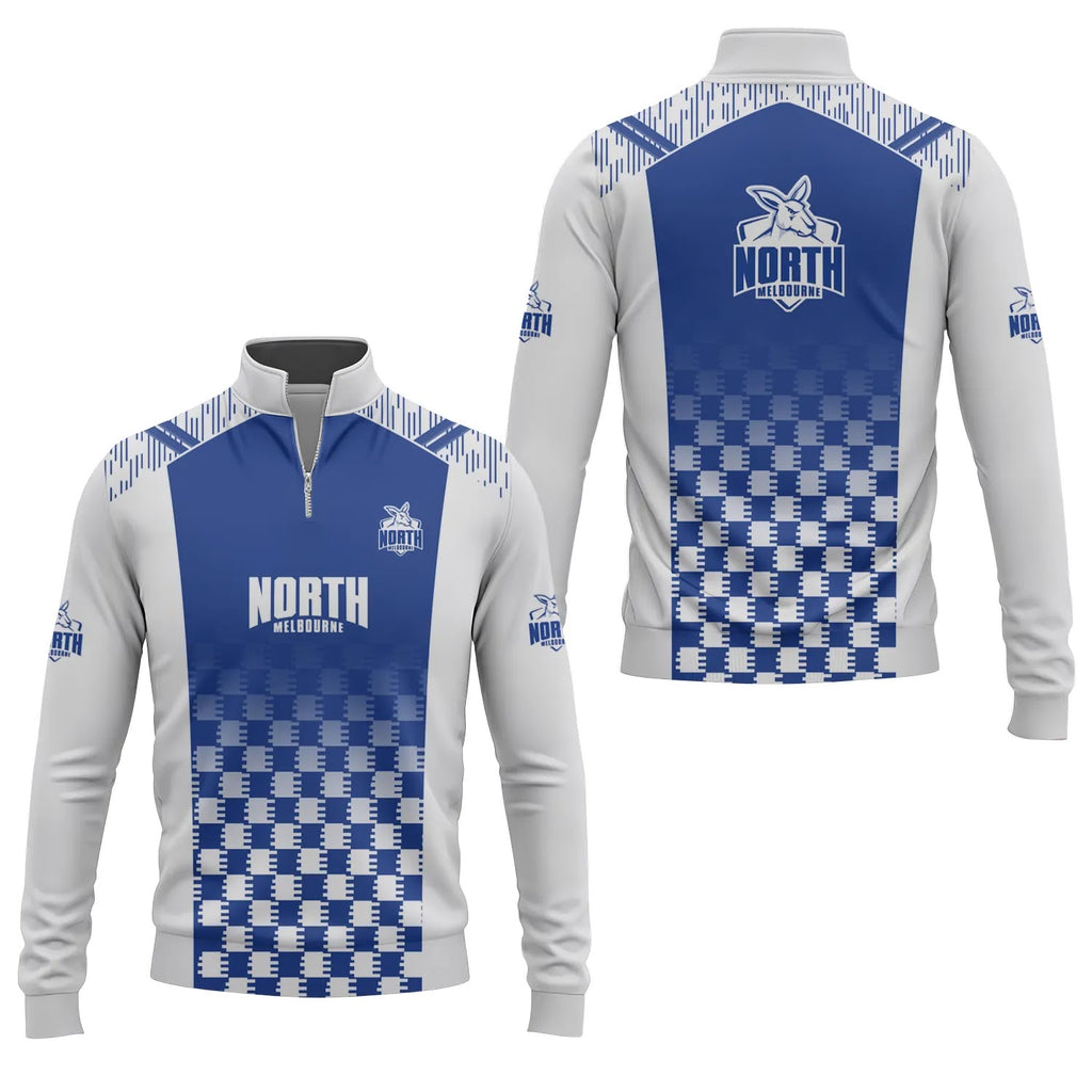 North Melbourne Kangaroos Quarter-zip Pullover SC063