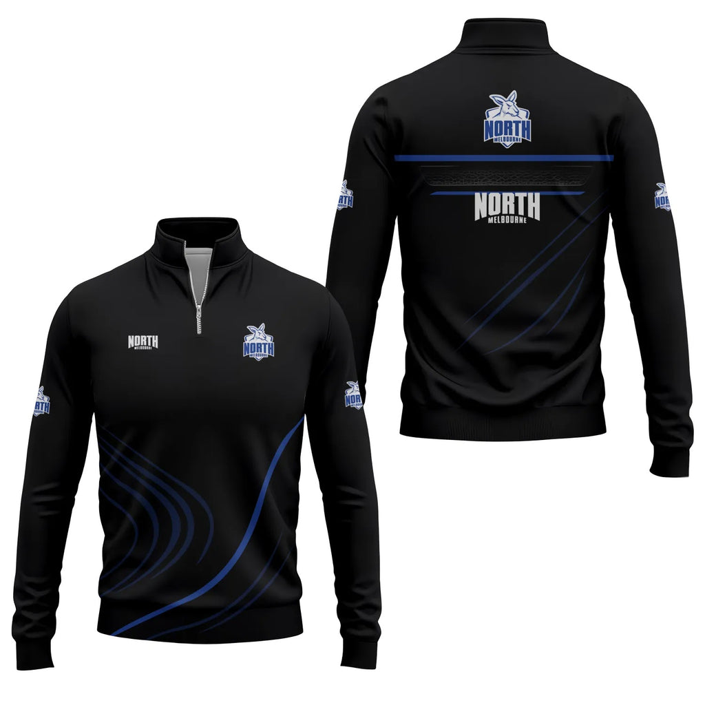 North Melbourne Kangaroos Quarter-zip Pullover SC024