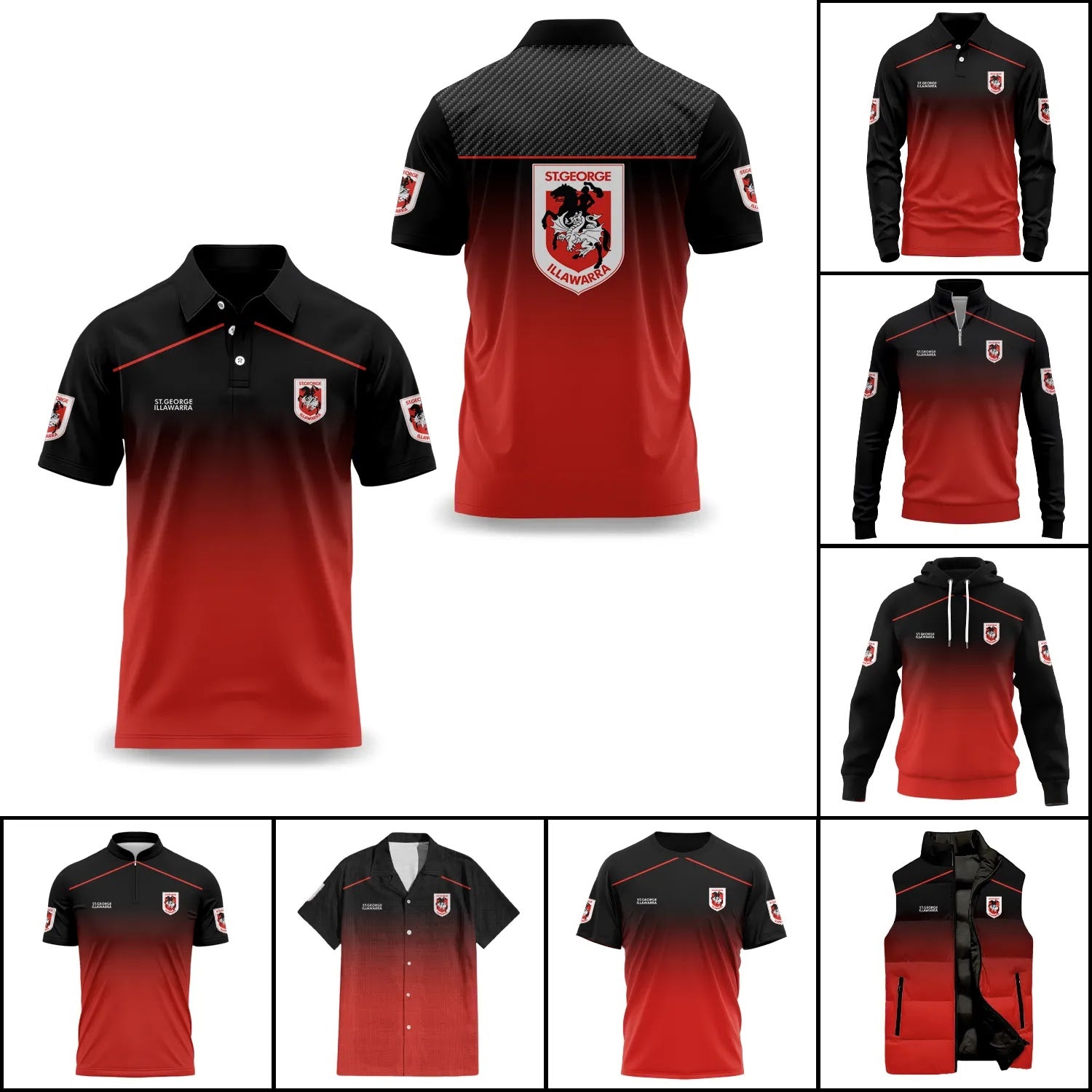 St George Illawarra Dragons Apparels SC001