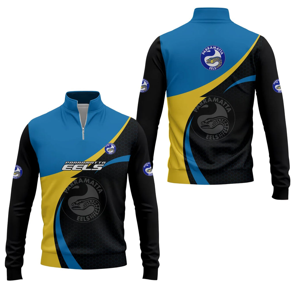 Parramatta Eels Quarter-zip Pullover SC038