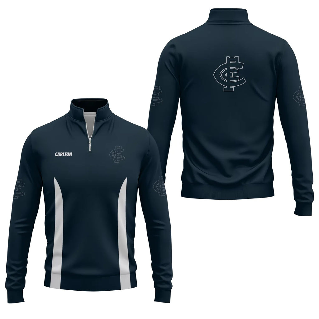 Carlton Blues Quarter-zip Pullover SC006
