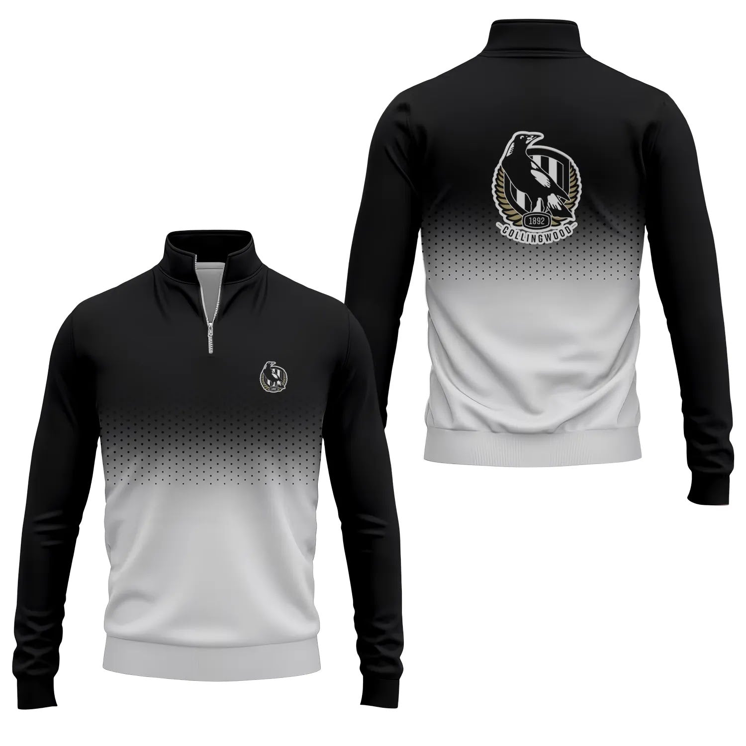 Collingwood Magpies Quarter-zip Pullover SC094