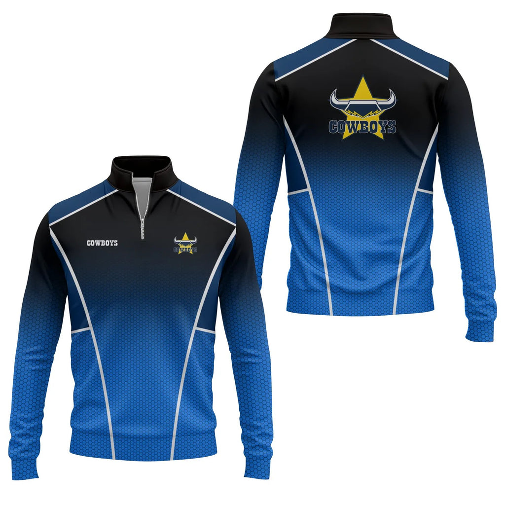 North Queensland Cowboys Quarter-zip Pullover SC019