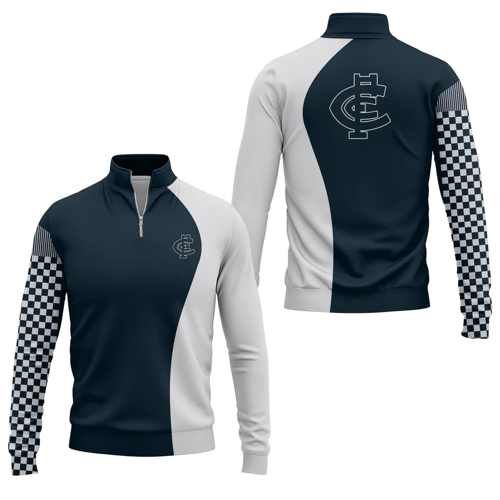 Carlton Blues Quarter-zip Pullover SC073