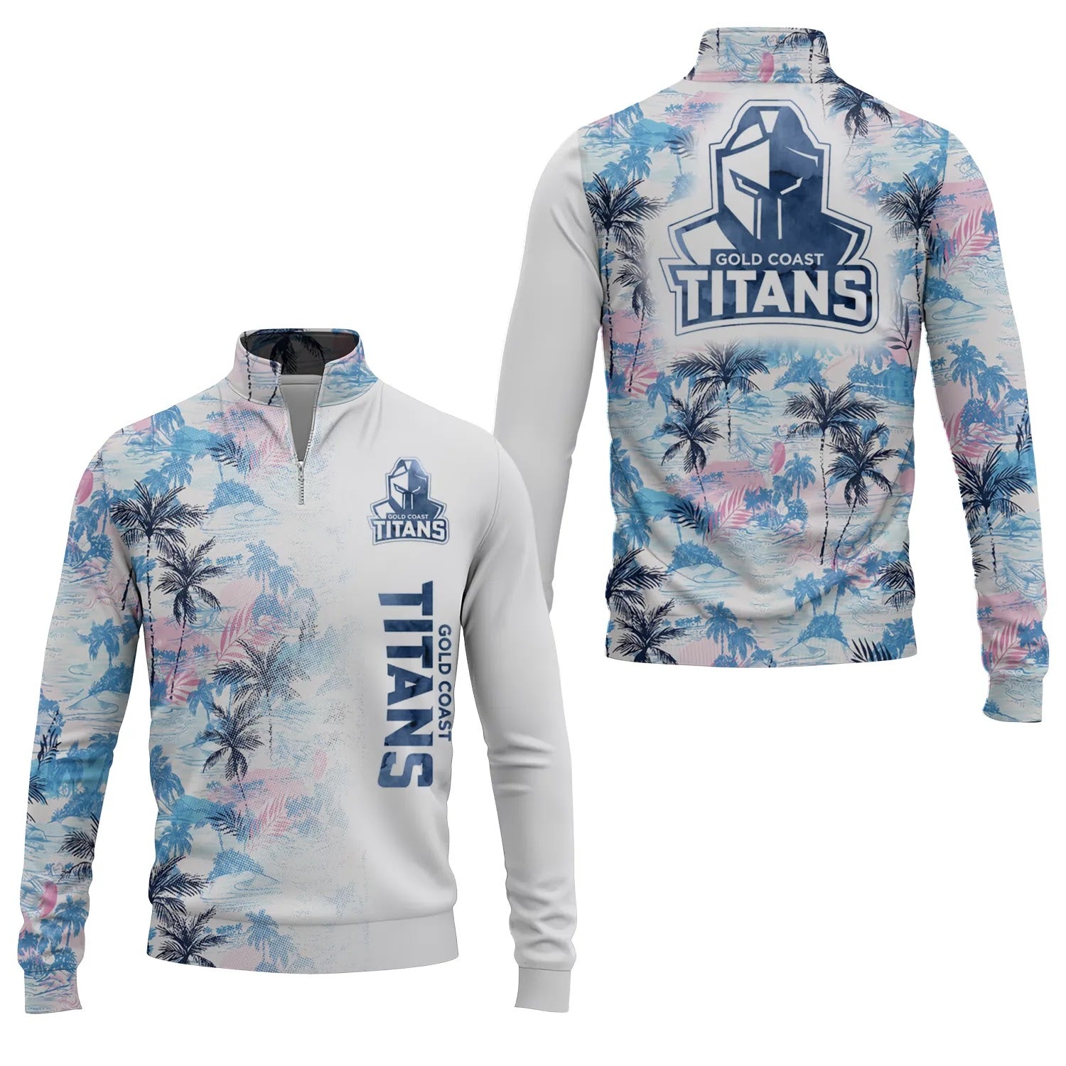 Gold Coast Titans Quarter-zip Pullover SHW029