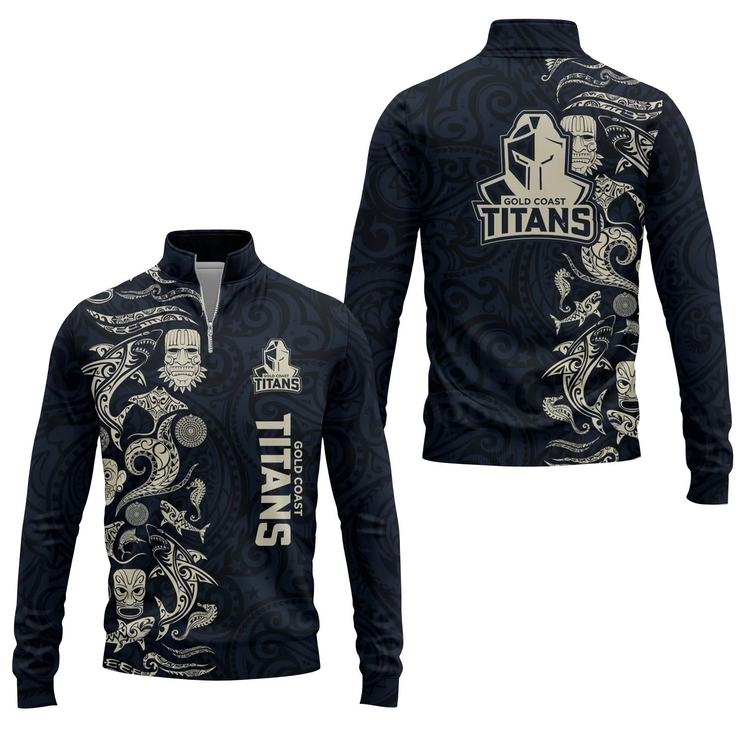 Gold Coast Titans Quarter-zip Pullover SHW033