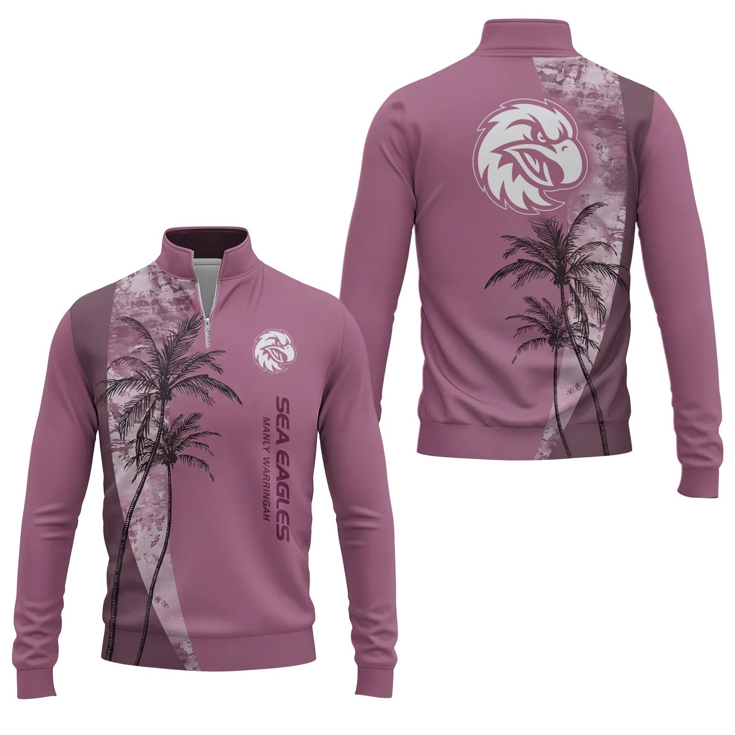 Manly Warringah Sea Eagles Quarter-zip Pullover SHW071