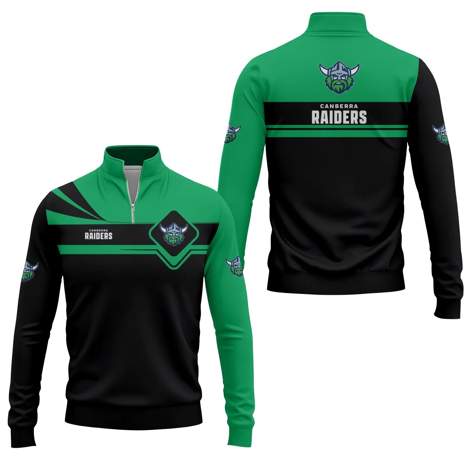 Canberra Raiders Quarter-zip Pullover SC066