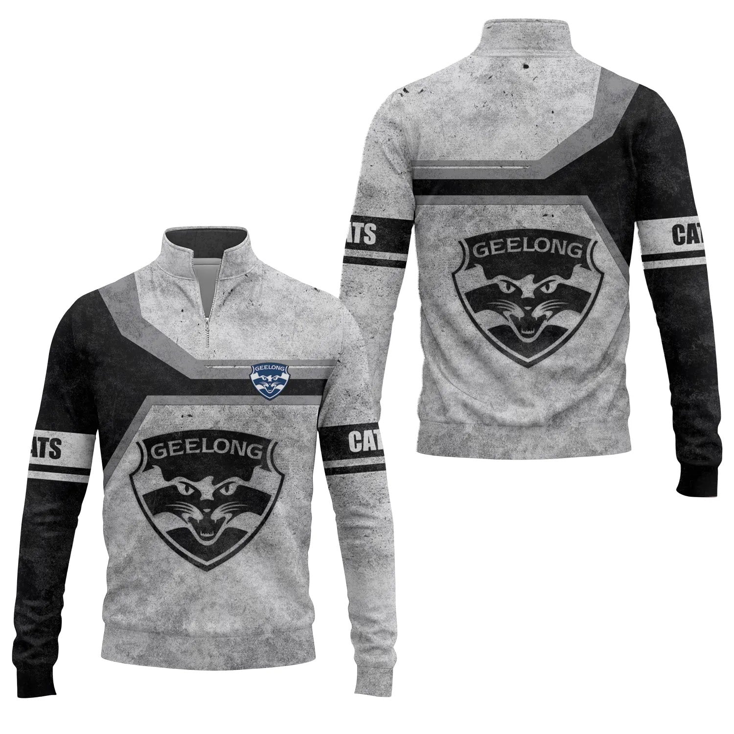 Geelong Cats Quarter-zip Pullover SC086