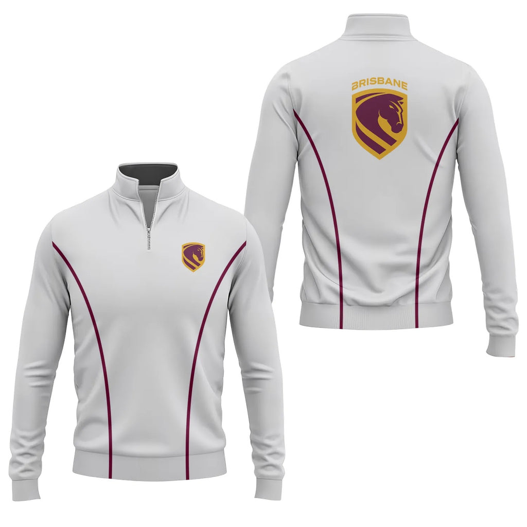 Brisbane Broncos Quarter-zip Pullover SC025