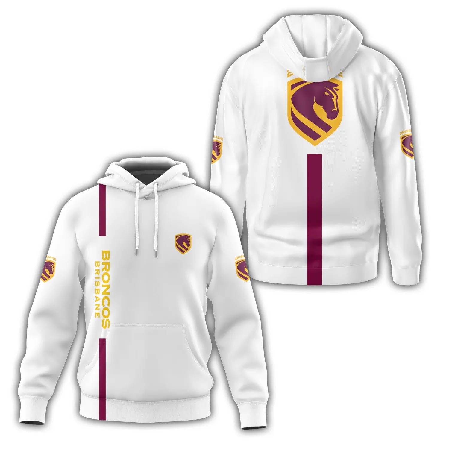 Brisbane Broncos Hoodie SC005