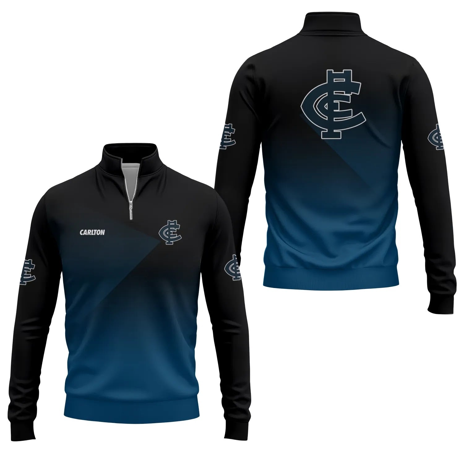 Carlton Blues Quarter-zip Pullover SC012