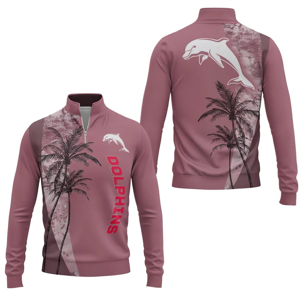 Dolphins Quarter-zip Pullover SHW071