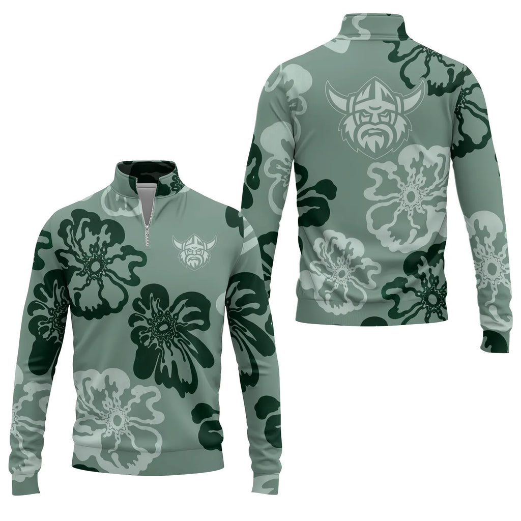 Canberra Raiders Quarter-zip Pullover SHW073