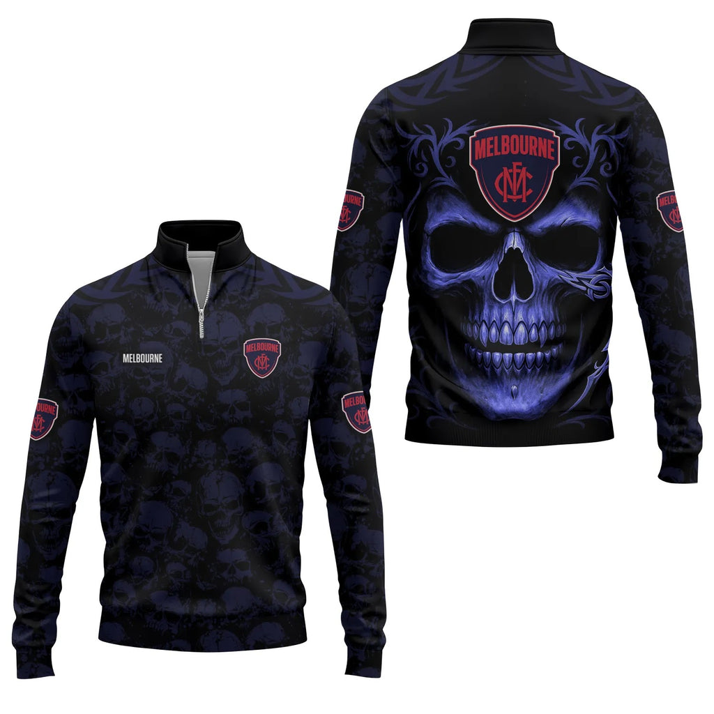 Melbourne Demons Quarter-zip Pullover SC014