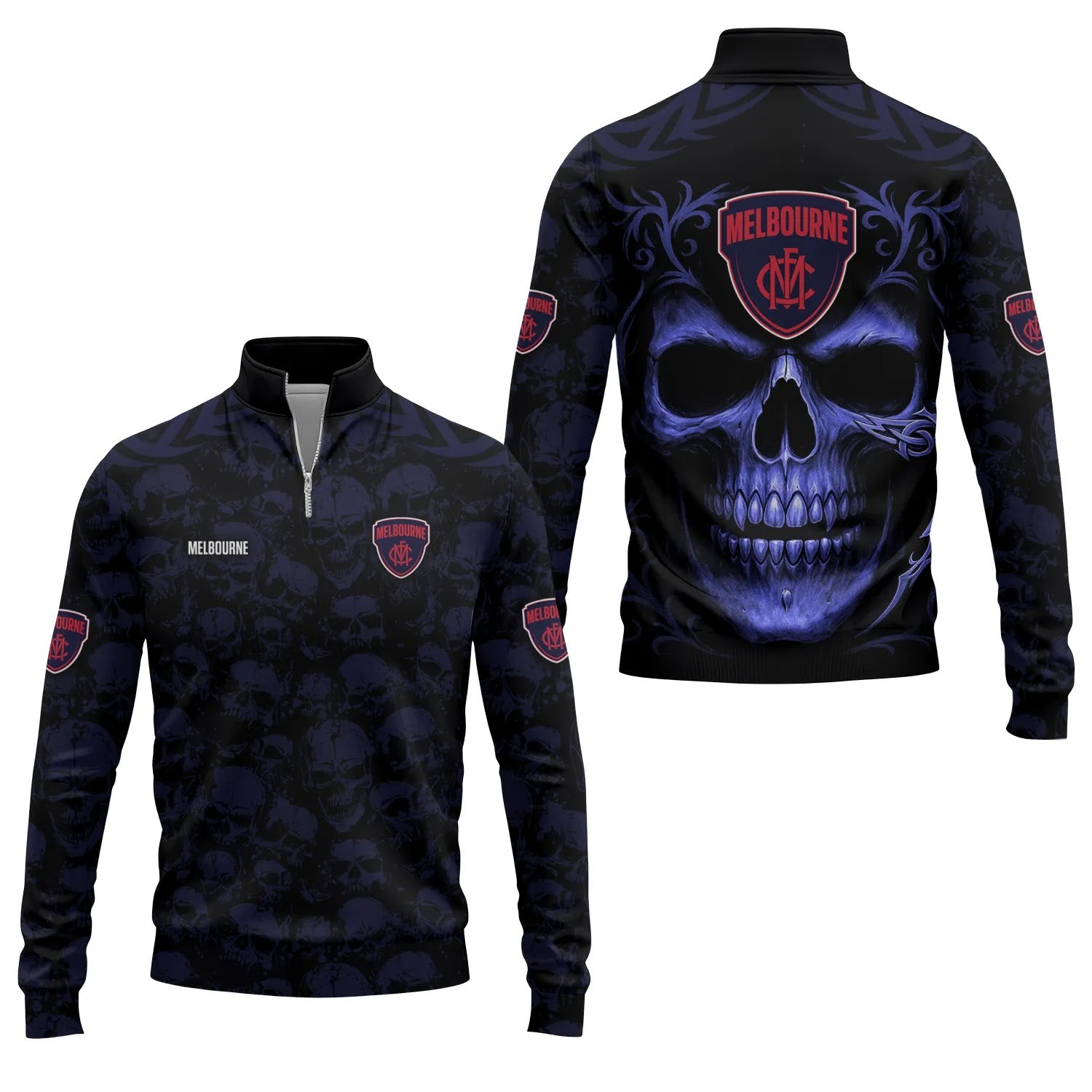 Melbourne Demons Quarter-zip Pullover SC014