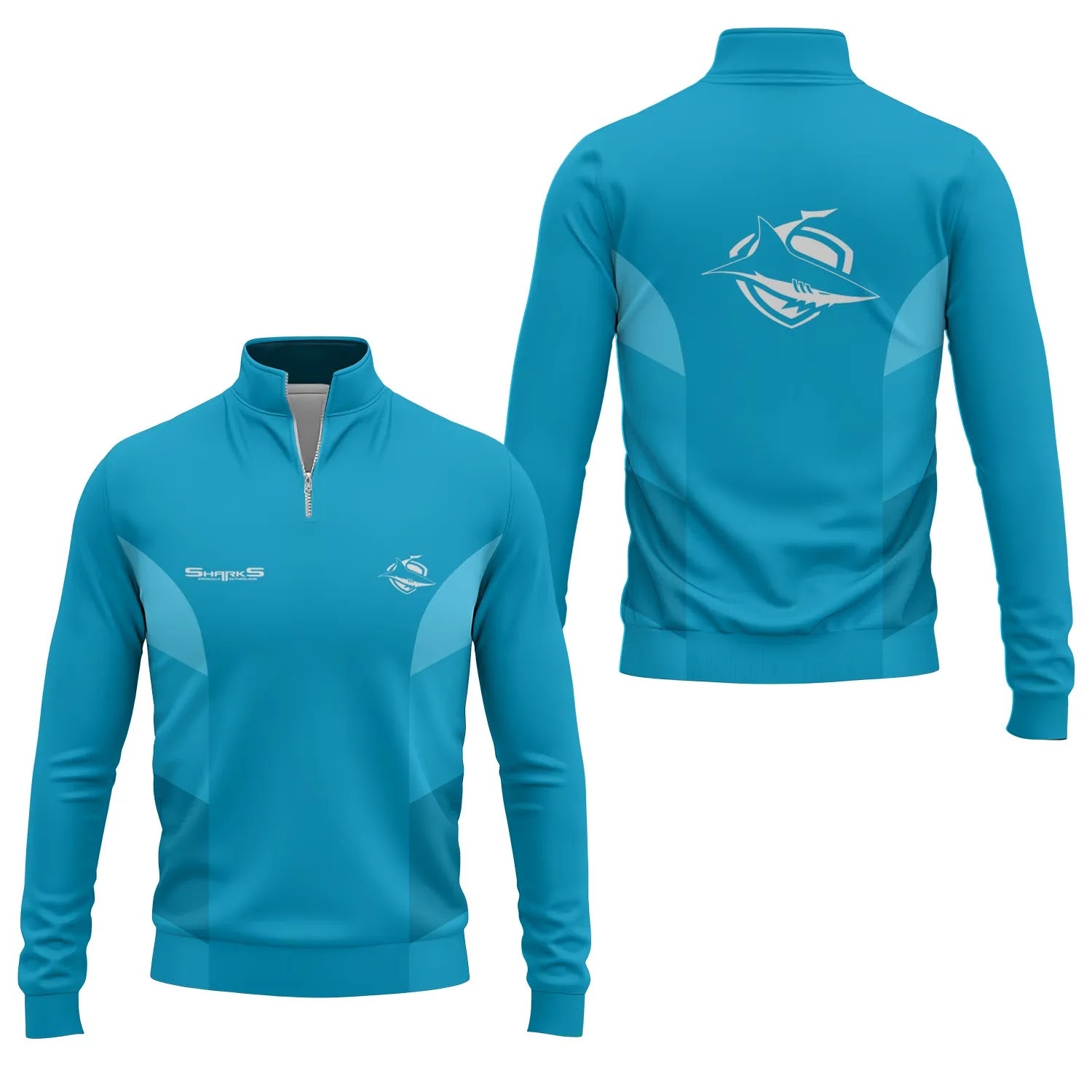 Cronulla-Sutherland Sharks Quarter-zip Pullover SC049