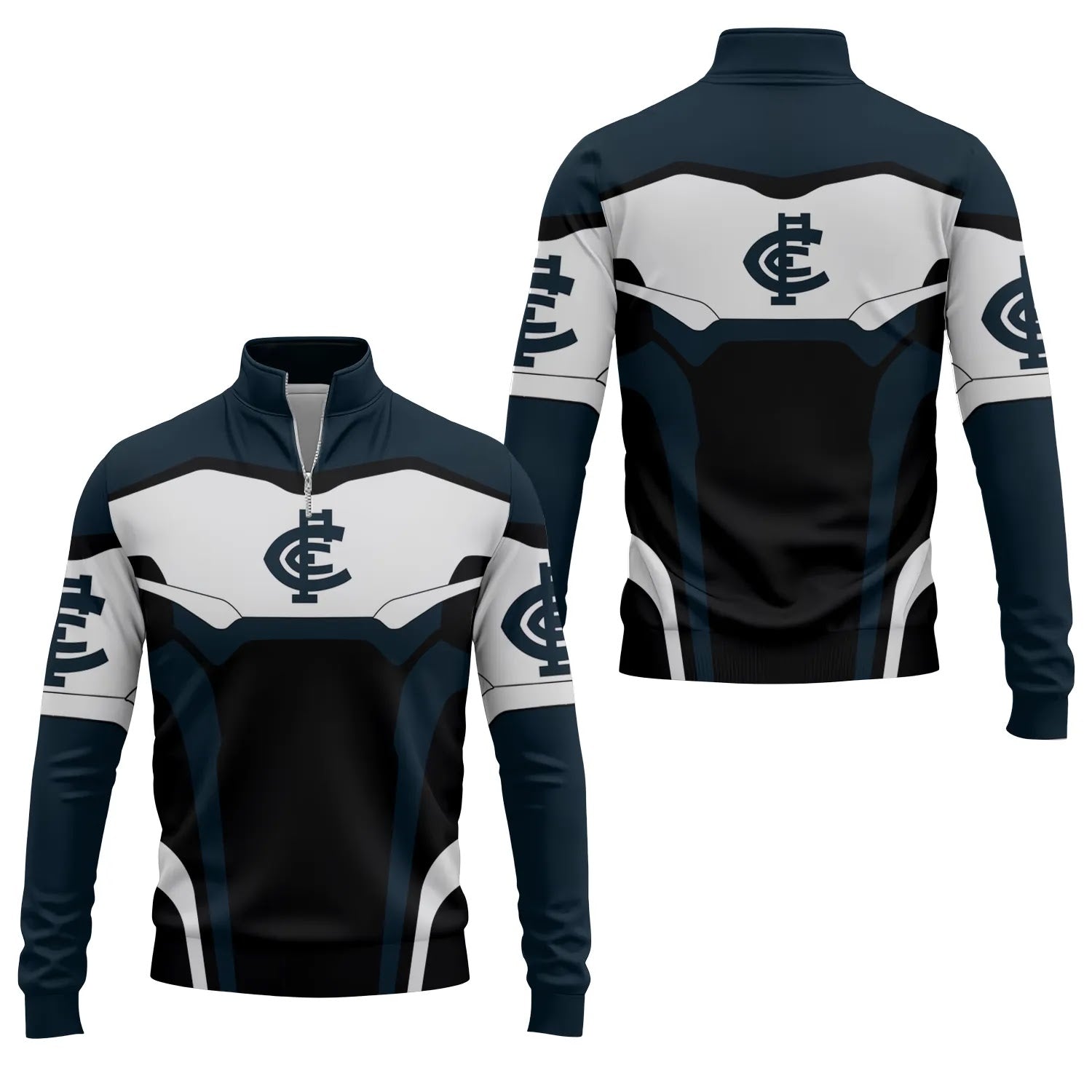 Carlton Blues Quarter-zip Pullover SC030